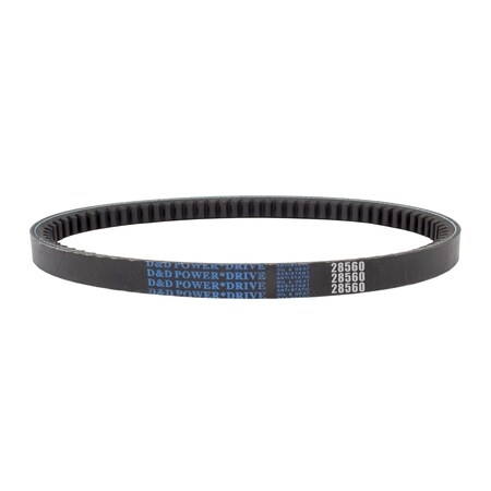D&D 28560 56 2/3" Outside Length, 7/8" Top Width, 1 Ribs 28560